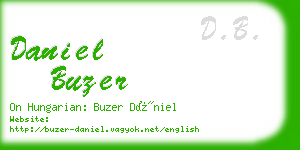 daniel buzer business card